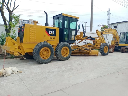 Japón máquina usada CAT 140H clasificador usado con 127KW máquina de rueda hidráulica