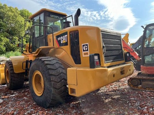 Cargador de retroexcavadora CAT usado Ventajas Horas bajas Excelente estado Rueda de tipo móvil