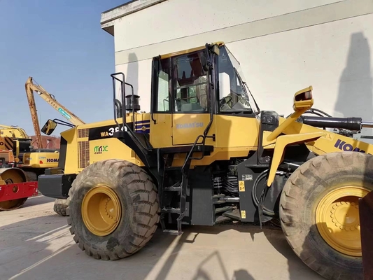 En buen estado de segunda mano Komatsu WA380 Cargador usado Excavadora Color original Cargador de pago