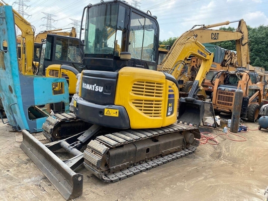 Excavadora mini japonesa 5T Komatsu PC55 EPA motor de segunda mano en buen estado Shanghai