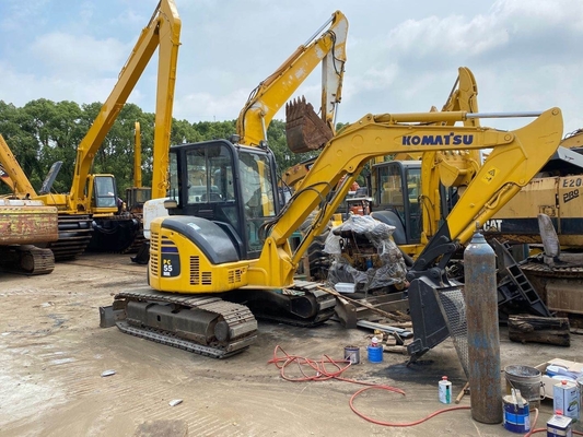 Excavadora mini japonesa 5T Komatsu PC55 EPA motor de segunda mano en buen estado Shanghai