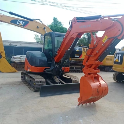 6500 KG Hitachi zx75us Excavadora mini excavadora japonesa de segunda mano con motor EPA