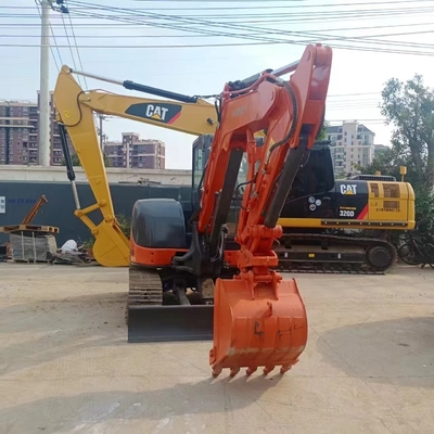 6500 KG Hitachi zx75us Excavadora mini excavadora japonesa de segunda mano con motor EPA