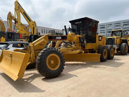 Japón Original Caterpillar 140H motor clasificador usado para la construcción de horas de trabajo bajas