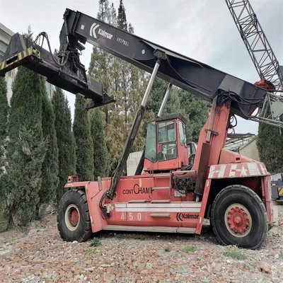 70000 KG Peso Kalmar DRF450 Empilhador de alcances usado en Shanghai manejador de contenedores de 45 toneladas