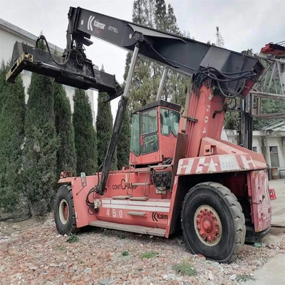 70000 KG Peso Kalmar DRF450 Empilhador de alcances usado en Shanghai manejador de contenedores de 45 toneladas