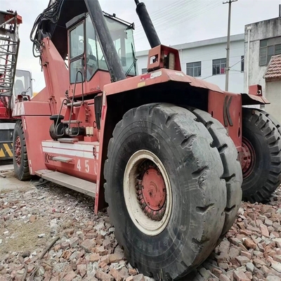 70000 KG Peso Kalmar DRF450 Empilhador de alcances usado en Shanghai manejador de contenedores de 45 toneladas
