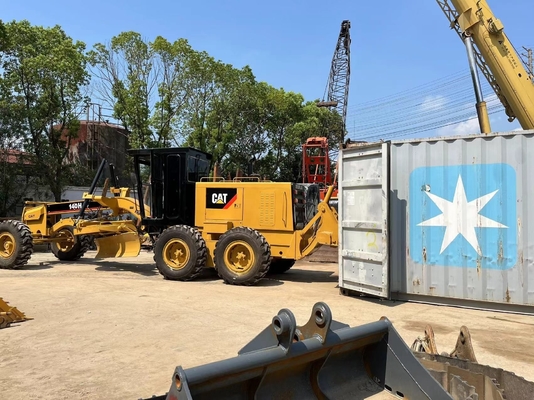 Calificador amarillo CAT 140H con 30KN fuerza excitante original de Japón máquina de construcción