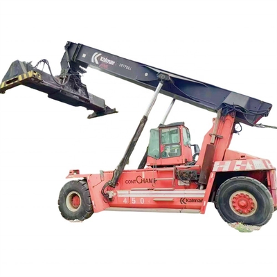 Grúa de rastreo de 45 toneladas Contenedor Kalmar usado Recho de apilamiento DRF450 para equipos de construcción