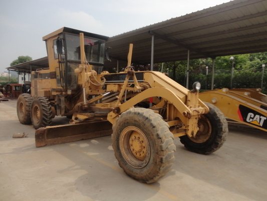 CAT Caterpillar120H Grader Buen rendimiento y de Japón para la máquina de tierra plana usada