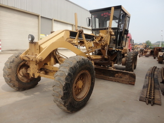 CAT Caterpillar120H Grader Buen rendimiento y de Japón para la máquina de tierra plana usada