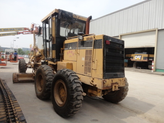 CAT Caterpillar120H Grader Buen rendimiento y de Japón para la máquina de tierra plana usada