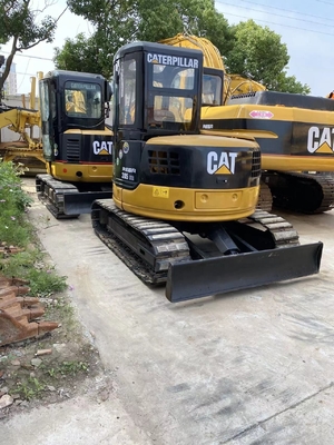 Excavadora mini CAT305 usada con peso de operación de 0,8 TON y sistema hidráulico