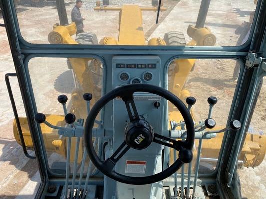 Buen rendimiento de segunda mano 140K Motor Grader Cat140 Grado usado para la construcción