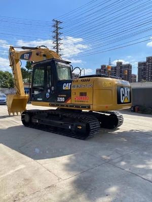 20000 kg de pintura original usada máquina excavadora de diésel excavadora de rastreo Caterpillar 320D