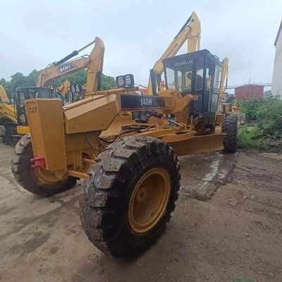 Gradientes de motor usados CAT140H con neumáticos de carretera y motor Cummins en buenas condiciones