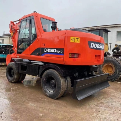 Japón Doosan DH150W-7 Excavadora con pintura original y capacidad de cubo de 0,1 m3 en Japón