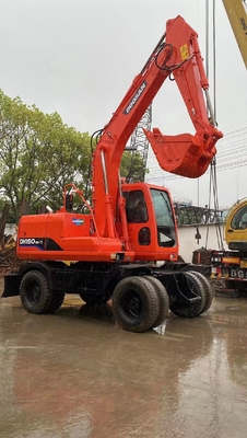 Japón Doosan DH150W-7 Excavadora con pintura original y capacidad de cubo de 0,1 m3 en Japón