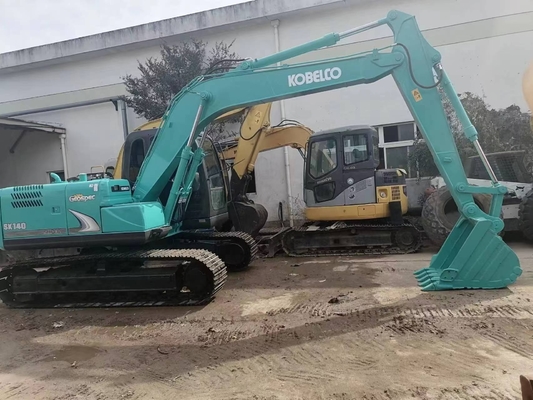 Excavadora usada Kobelco SK140 con pintura original y capacidad de cubo de 0,1m3 de Japón