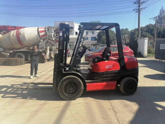Carga de elevación máxima 3TON Diesel Japón Original Toyota FD30 carretilla elevadora de paletas