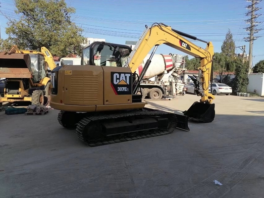 Excavadora diesel usada de 7 toneladas Caterpillar 307E2 con alta eficiencia operativa de Japón