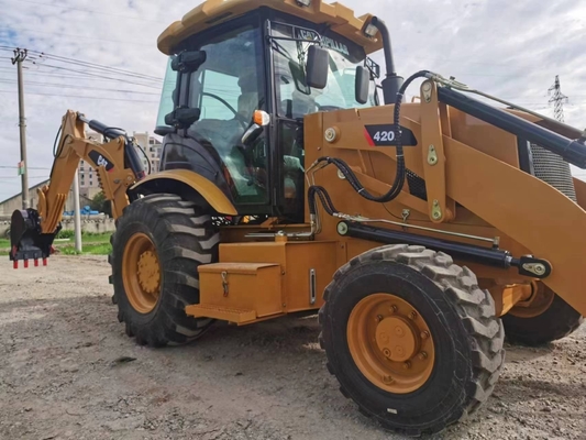 Pintura original 9TON Japón EPA Motor Hidráulico Cargador de retroexcavadora Caterpillar 420F CAT420F