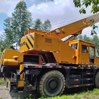 Japón grúa de segunda mano Kato 35T para equipos de construcción en buenas condiciones
