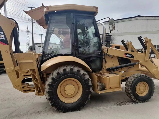 CAT 420F Cargador de retroexcavadora con válvula hidráulica Liyuan de Japón de 15 toneladas de peso operativo