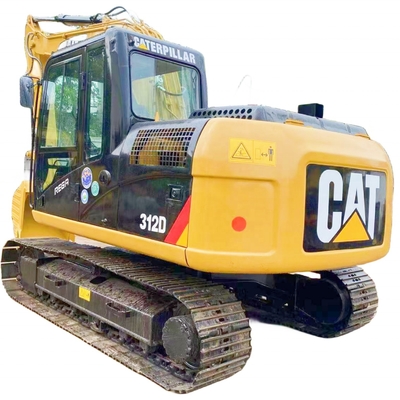 12 toneladas de pintura original de Japón Excavadora diesel Caterpillar 312D Alta eficiencia de funcionamiento