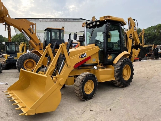 Japón Original JCB 3CX Cargador de retroexcavadora 15TON Equipo de ingeniería de construcción usado
