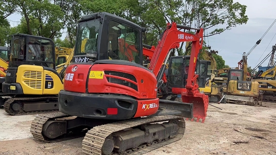 2000 KG Liyuan bomba hidráulica usada Kubota KX163-5 excavadora en excelentes condiciones