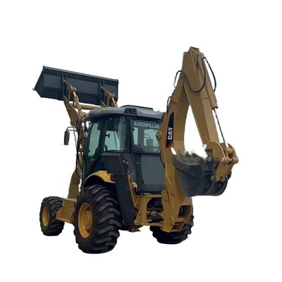 Cargador de pintura diesel original usado Caterpillar 420F con válvula hidráulica Nabtesco 2017
