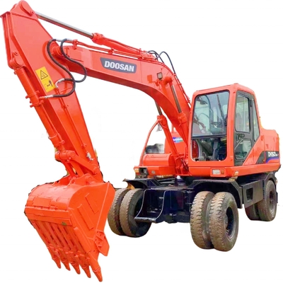Excavadora Doosan DH150W-7 de 15 toneladas usada en Japón con cilindro hidráulico Liyuan