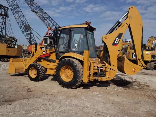 2017 año usado Japón pintura original 20ton Caterpillar 420F tipo móvil cargador de ruedas