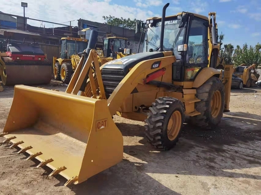 2017 año usado Japón pintura original 20ton Caterpillar 420F tipo móvil cargador de ruedas