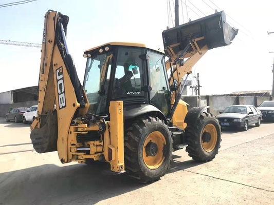 Jcb 4CX Cargador de retroexcavadora usado de 20 toneladas Japón Cargador de pintura original Cargador de ruedas de tipo móvil