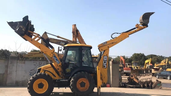 Jcb 4CX Cargador de retroexcavadora usado de 20 toneladas Japón Cargador de pintura original Cargador de ruedas de tipo móvil