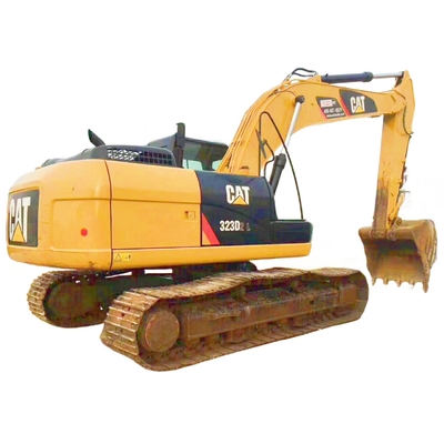 Japón original de pintura Caterpillar 323D2L Excavadora usada con bomba hidráulica Liyuan