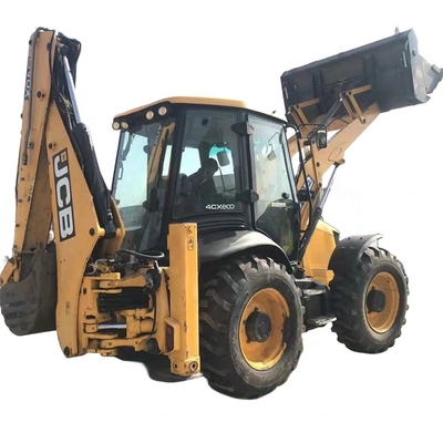 Carga nominal de 8TON Cargadora de retroexcavadora JCB 4CX usada con poca duración y buen estado