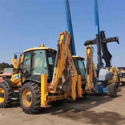 Carga nominal de 8TON Cargadora de retroexcavadora JCB 4CX usada con poca duración y buen estado