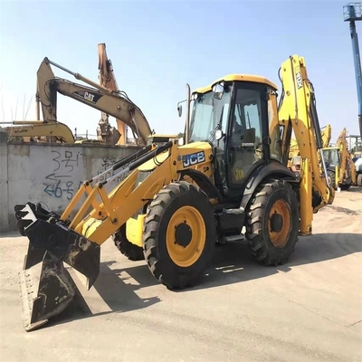 Carga nominal de 8TON Cargadora de retroexcavadora JCB 4CX usada con poca duración y buen estado