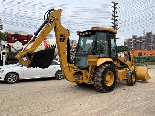 Usado Japón original de pintura cargador JCB 3CX de alta eficiencia de funcionamiento HINO motor