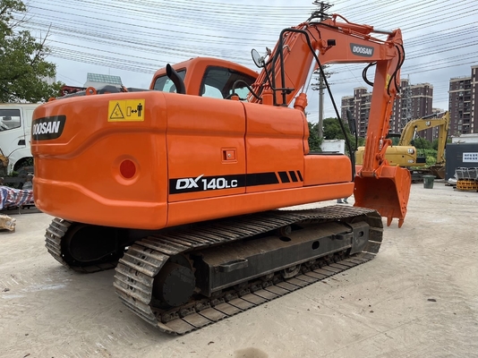 Excavadora Doosan DX140LC con motor original y cilindro hidráulico Liyuan de Japón