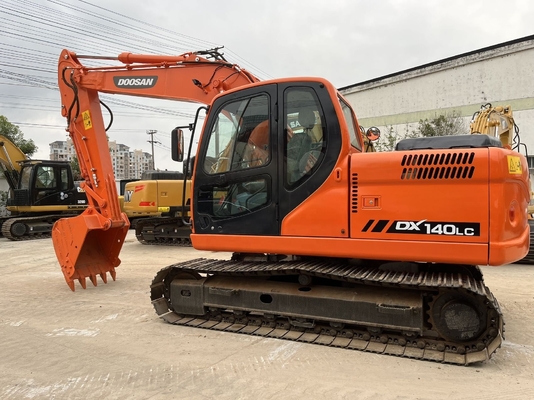 Excavadora Doosan DX140LC con motor original y cilindro hidráulico Liyuan de Japón