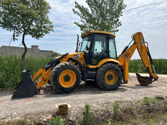 JCB4CX Cargador de retroexcavadora hidráulica usada con motor EPA en el Reino Unido y los EE.UU.