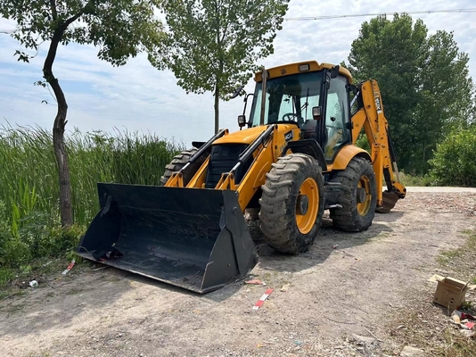 JCB4CX Cargador de retroexcavadora hidráulica usada con motor EPA en el Reino Unido y los EE.UU.