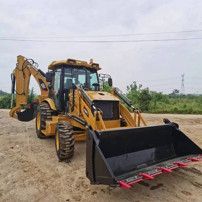Japón pintura original usado retroexcavadora HINO motor de 20 toneladas Caterpillar 420F para Sal