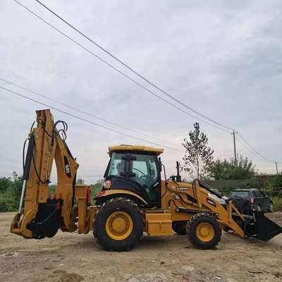 Japón pintura original usado retroexcavadora HINO motor de 20 toneladas Caterpillar 420F para Sal