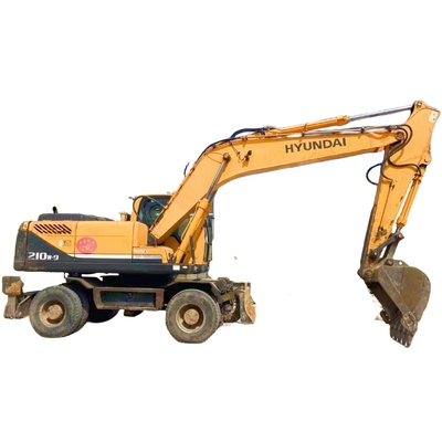 Pintura original Hyundai 210W-9 Excavadora 21000 kg Peso de la máquina Liyuan bomba hidráulica