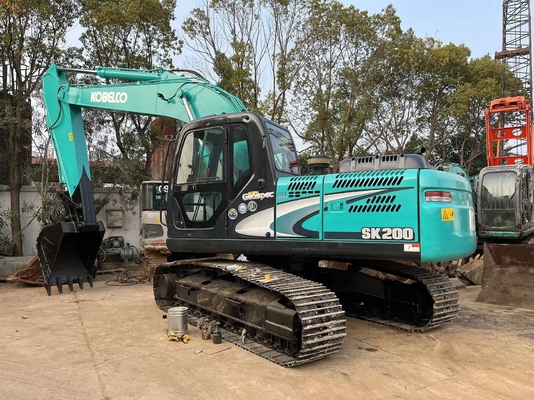 Excavadora usada Kobelco SK210LC con bomba hidráulica Liyuan y pintura original en Japón